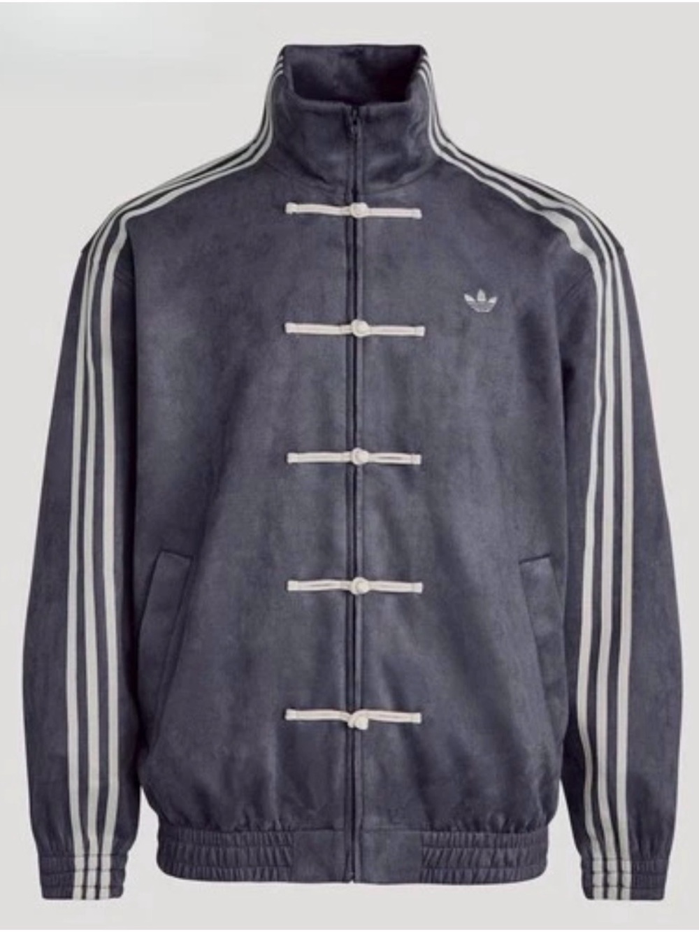 adidas original limited edition Dark Gray Chinese Jacket medium brand new